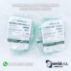 MASCARILLA P/ NEBULIZAR PEDIATRICO xUND